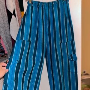 wide leg beach pants